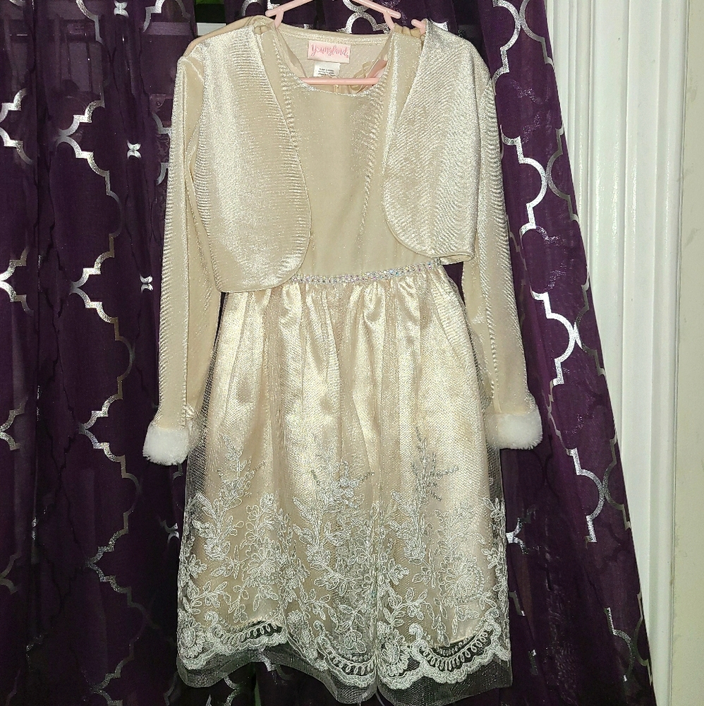 Girls Holiday Christmas Dress, size 5